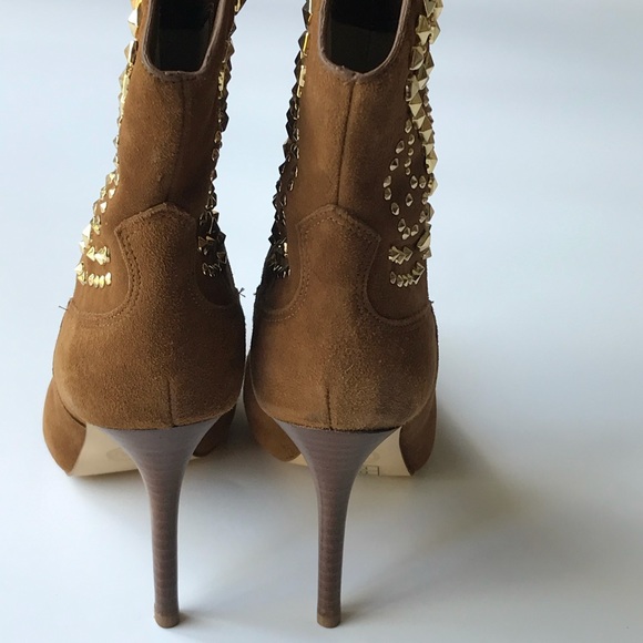Michael Kors Reena Studded Suede Ankle Boot - Picture 6 of 9